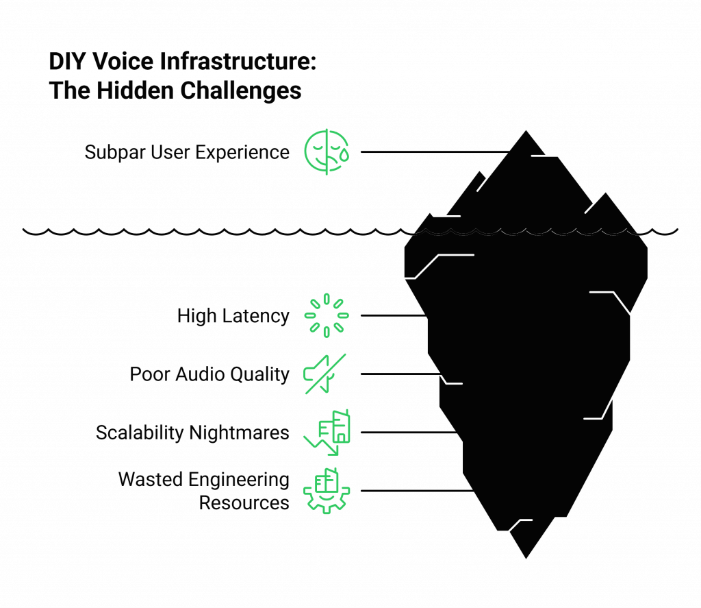 DIY voice infrastructure challenges