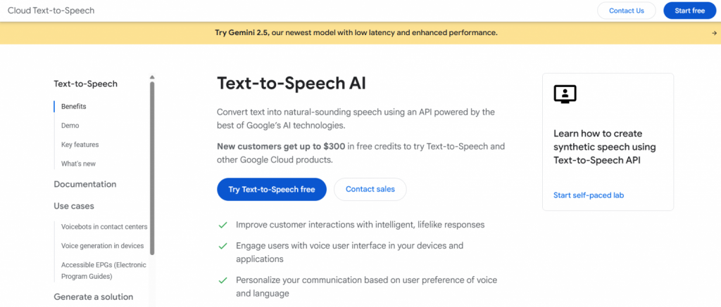 Google Cloud Speech-to-Text