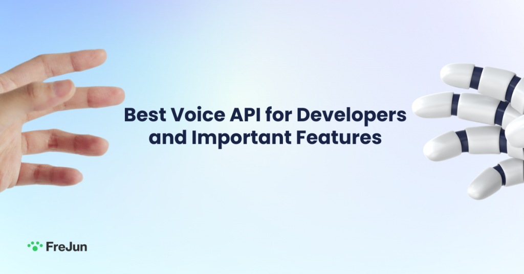 Best Voice API for Developers and Important Features
