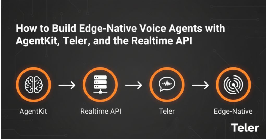 How to Build Edge-Native Voice Agents with AgentKit, Teler, and the Realtime API