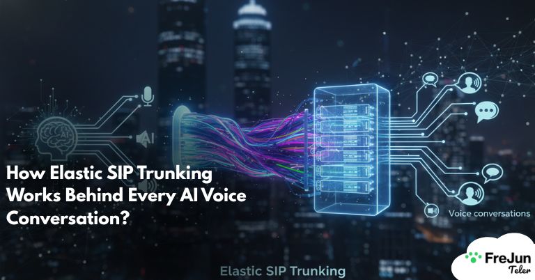 How Elastic SIP Trunking Works Behind Every AI Voice Conversation?