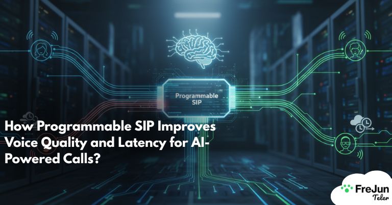 How Programmable SIP Improves Voice Quality and Latency for AI-Powered Calls? 