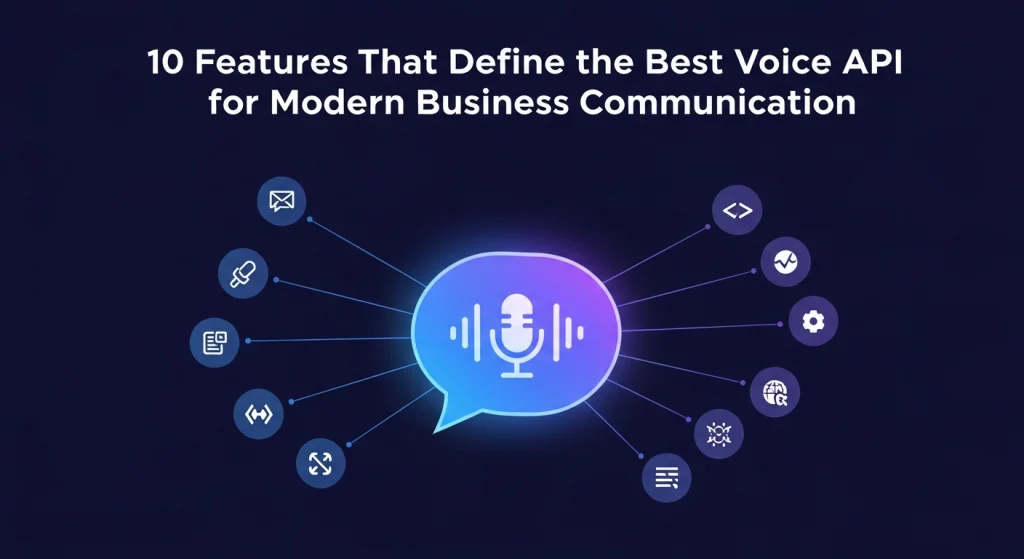 10 Features That Define the Best Voice API for Modern Business Communication