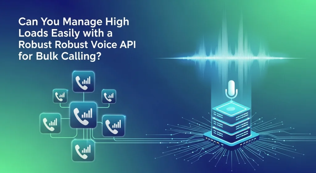 Can You Manage High Loads Easily with a Robust Voice API for Bulk Calling?