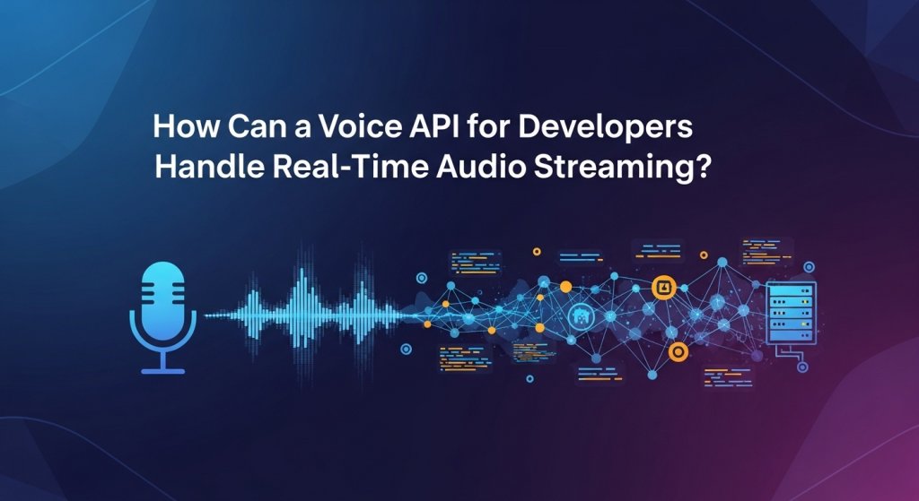 How Can a Voice API for Developers Handle Real-Time Audio Streaming?