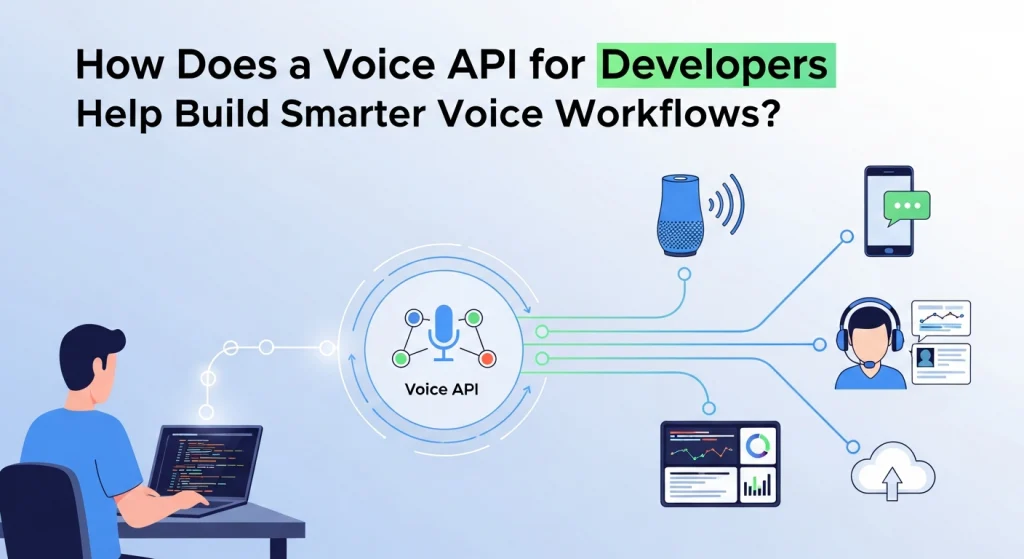 How Does a Voice API for Developers Help Build Smarter Voice Workflows?