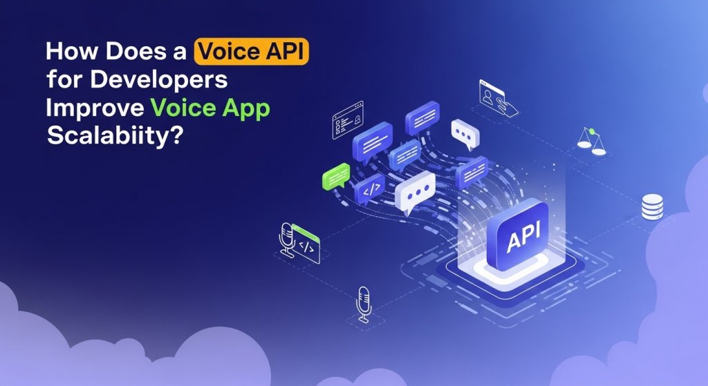 How Does a Voice API for Developers Improve Voice App Scalability?