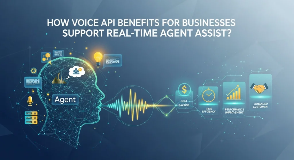 How Voice API Benefits for Businesses Support Real-Time Agent Assist?