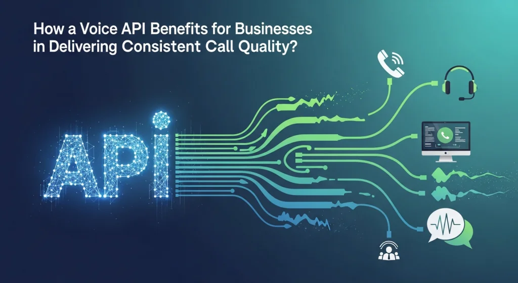 How a Voice API Benefits for Businesses in Delivering Consistent Call Quality?