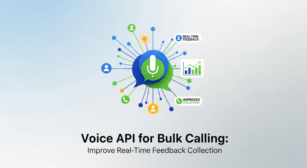 Voice API for Bulk Calling: Improve Real-Time Feedback Collection 