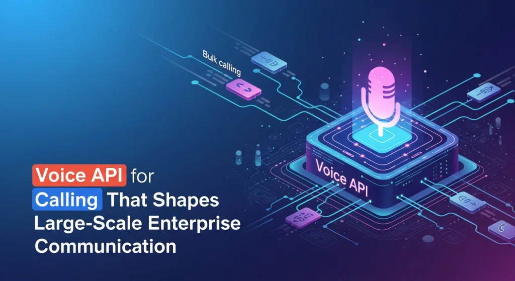 Voice API for Bulk Calling That Shapes Large-Scale Enterprise Communication