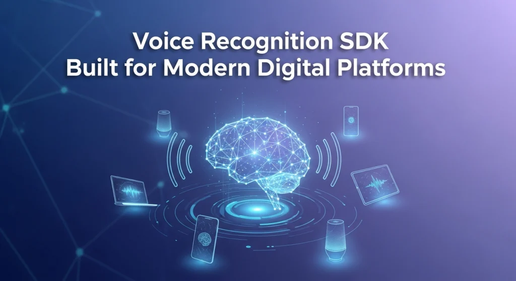 Voice Recognition SDK Built for Modern Digital Platforms 
