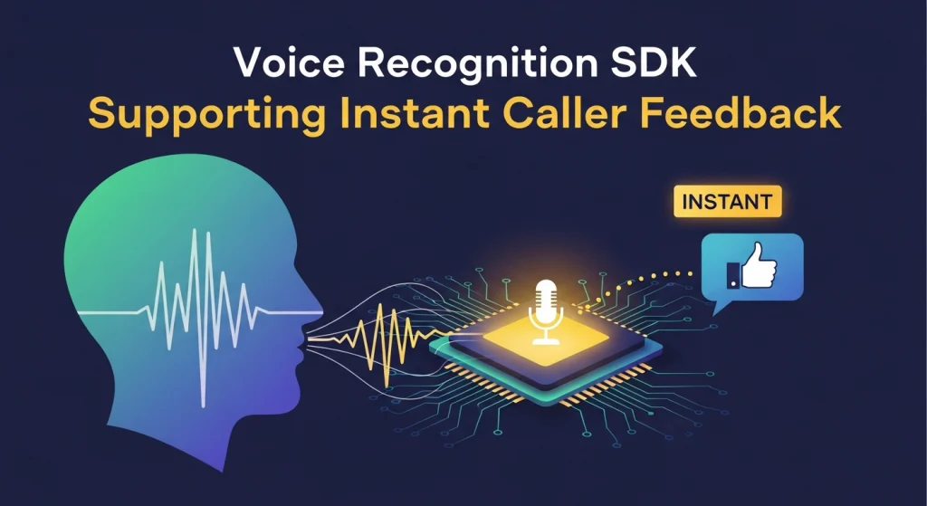 Voice Recognition SDK Supporting Instant Caller Feedback 