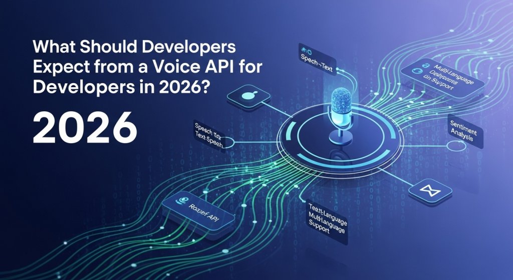 What Should Developers Expect from a Voice API for Developers in 2026?