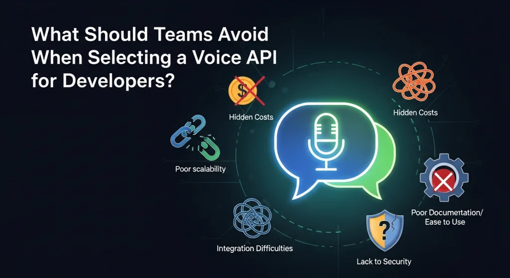 What Should Teams Avoid When Selecting a Voice API for Developers