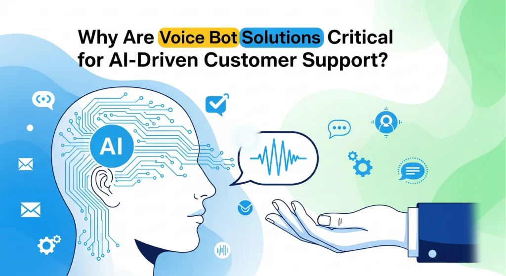 Why Are Voice bot Solutions Critical for AI-Driven Customer Support?