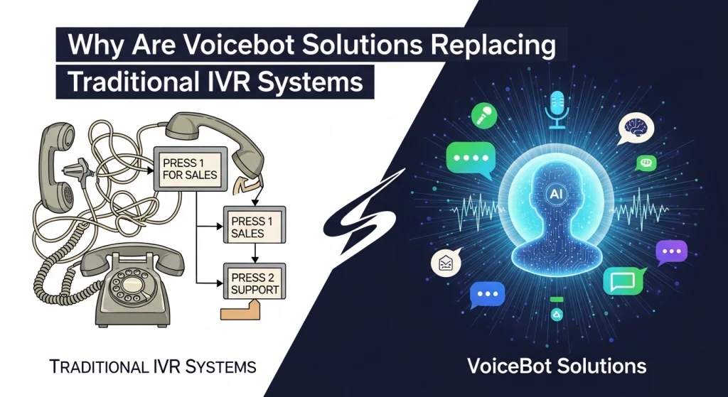 Why Are Voicebot Solutions Replacing Traditional IVR Systems?