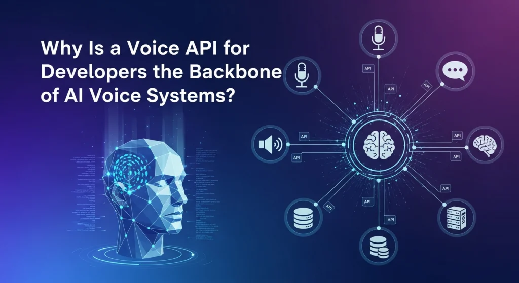 Why Is a Voice API for Developers the Backbone of AI Voice Systems