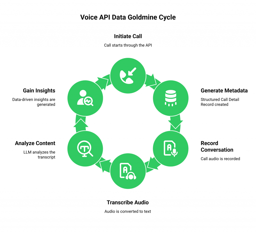 Voice API Data Goldmine Cycle

