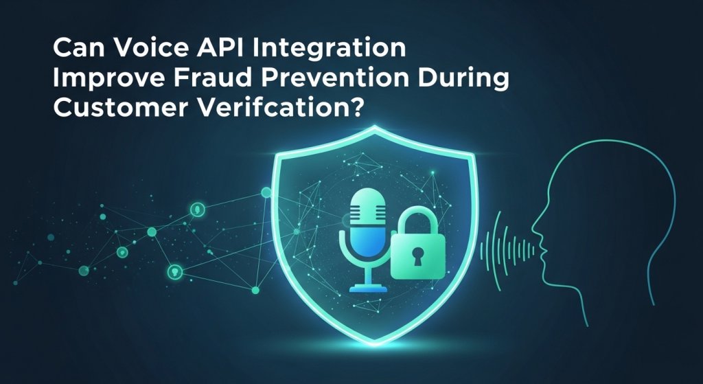 Can Voice API Integration Improve Fraud Prevention During Customer Verification?