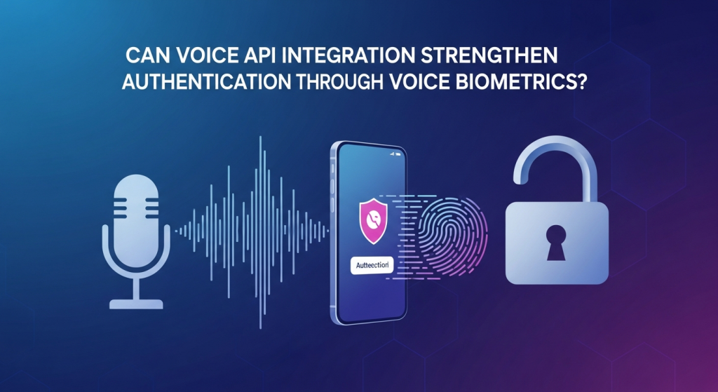 Can Voice API Integration Strengthen Authentication Through Voice Biometrics?