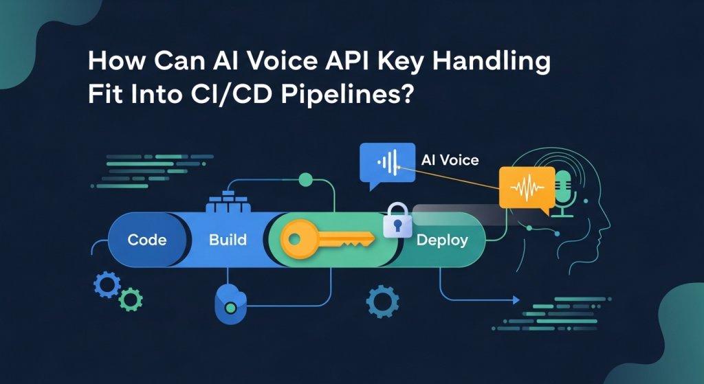 How Can AI Voice API Key Handling Fit Into CI/CD Pipelines?