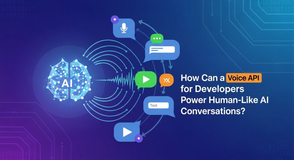 How Can a Voice API for Developers Power Human-Like AI Conversations?