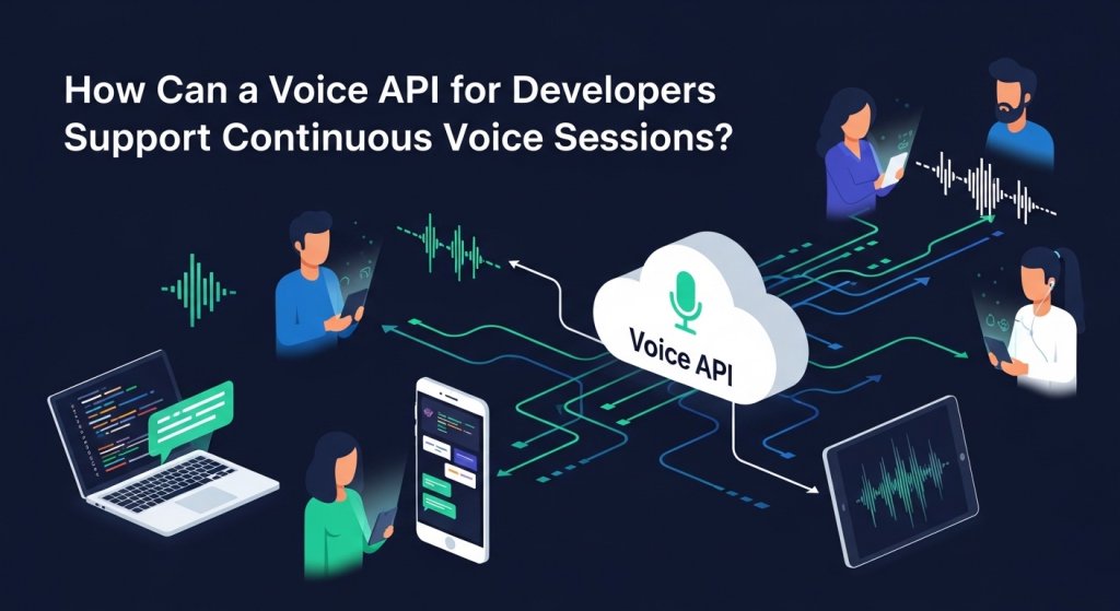 How Can a Voice API for Developers Support Continuous Voice Sessions?