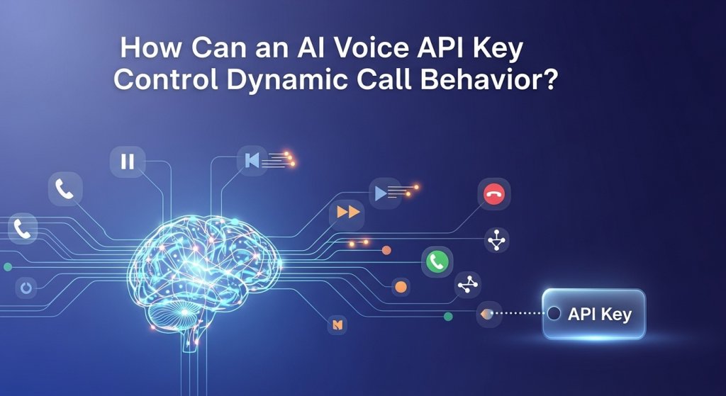 How Can an AI Voice API Key Control Dynamic Call Behavior?
