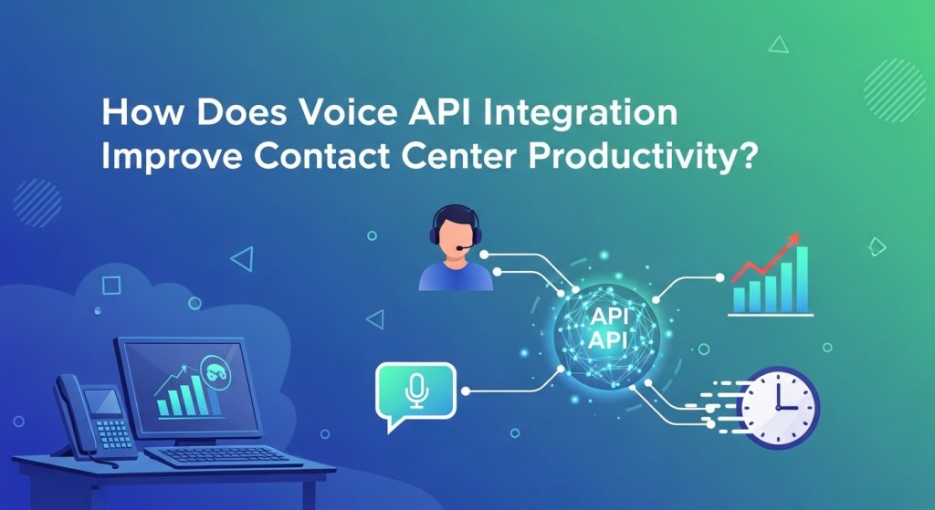 How Does Voice API Integration Improve Contact Center Productivity?