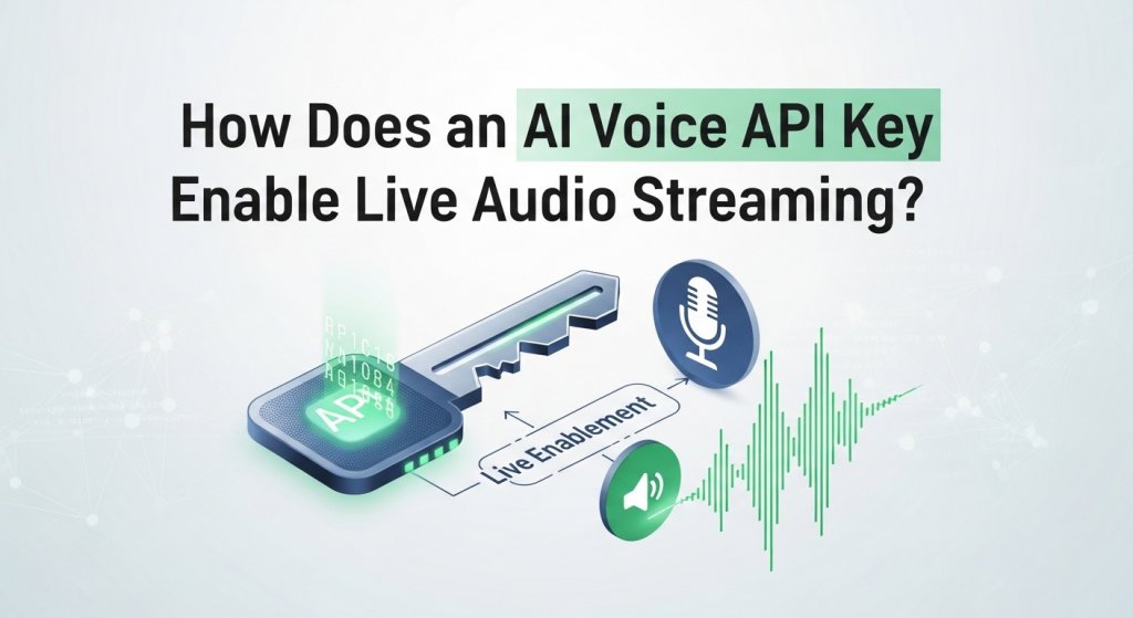 How Does an AI Voice API Key Enable Live Audio Streaming?