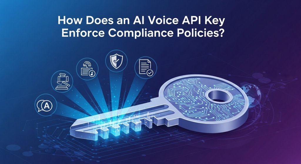 How Does an AI Voice API Key Enforce Compliance Policies?