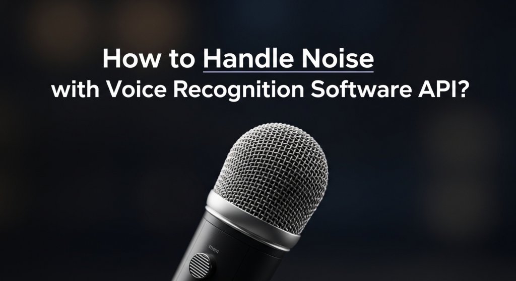 How to Handle Noise with Voice Recognition Software API?