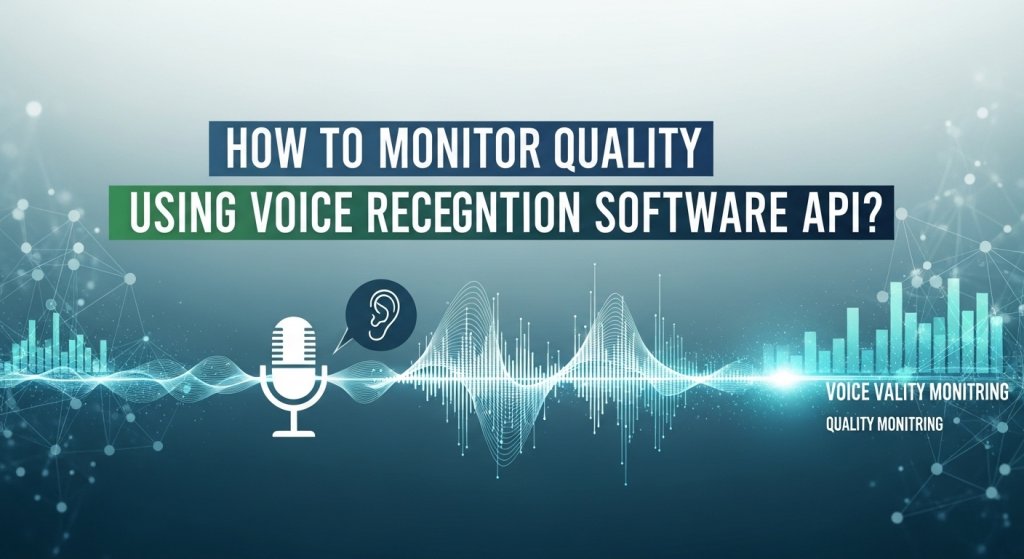 How to Monitor Quality Using Voice Recognition Software API?