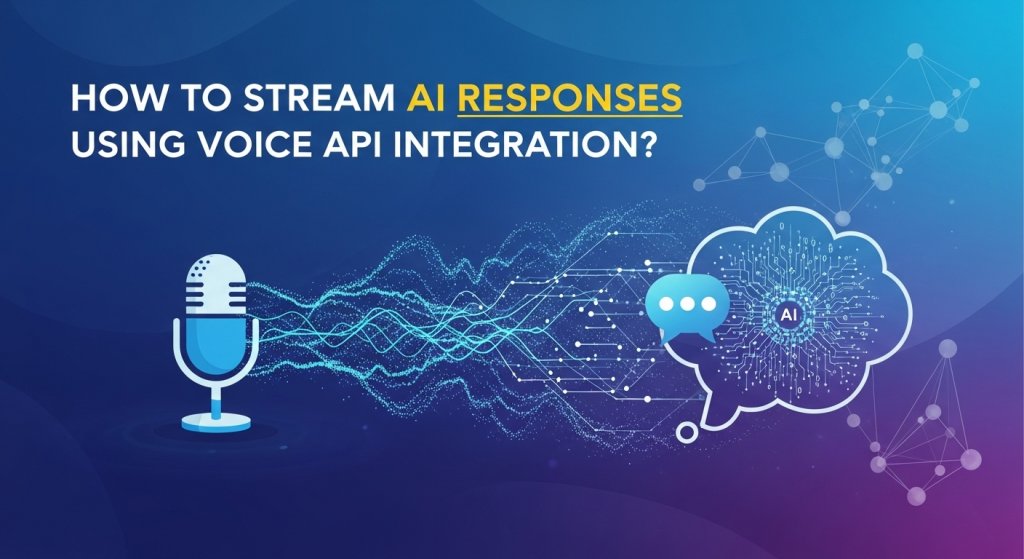 How to Stream AI Responses Using Voice API Integration