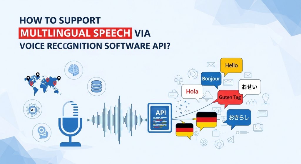 How to Support Multilingual Speech via Voice Recognition Software API?