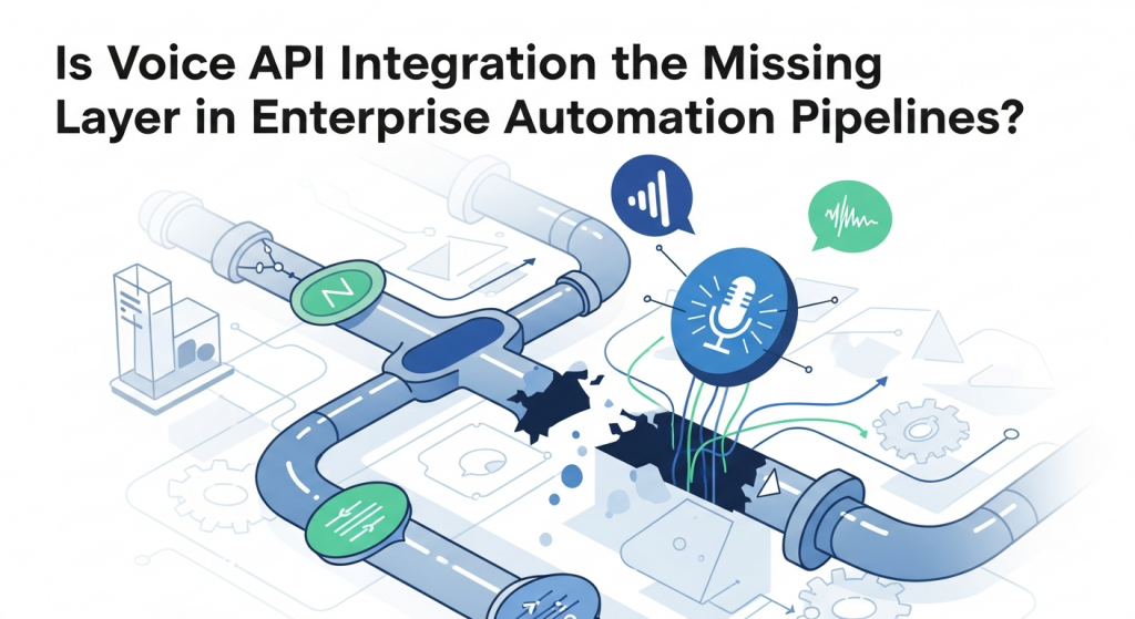 Is Voice API Integration the Missing Layer in Enterprise Automation Pipelines?
