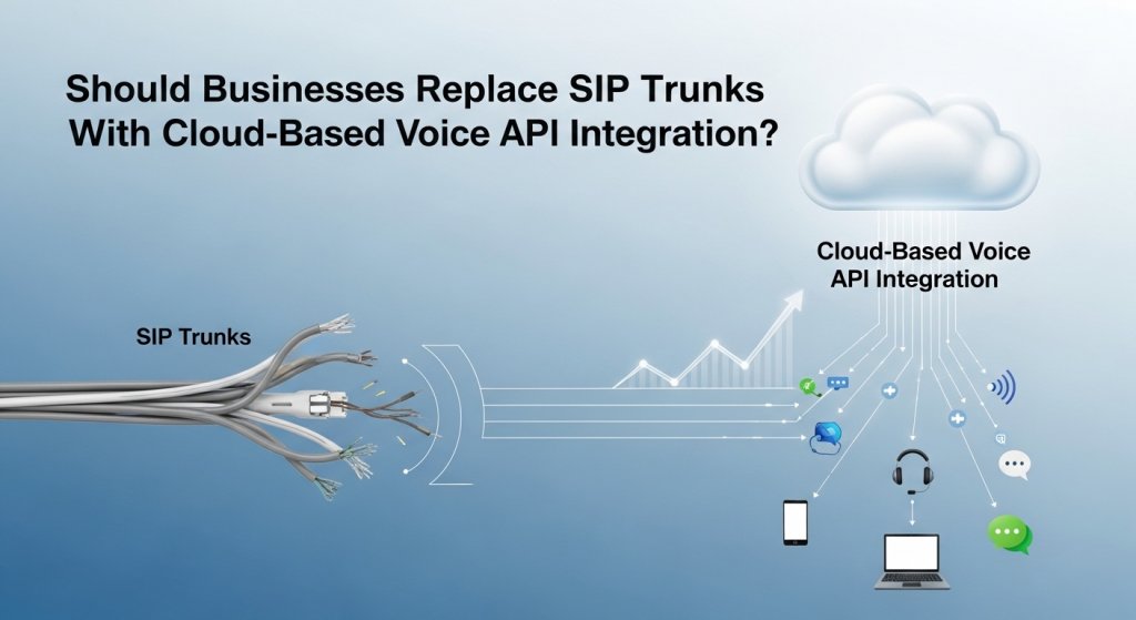 Should Businesses Replace SIP Trunks With Cloud-Based Voice API Integration?