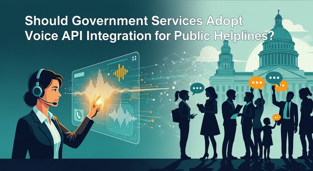 Should Government Services Adopt Voice API Integration for Public Helplines?