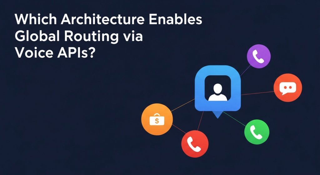 Which Architecture Enables Global Routing via Voice APIs?