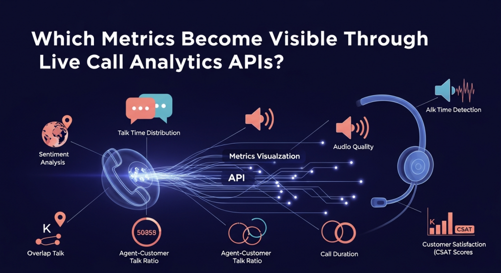 Which Metrics Become Visible Through Live Call Analytics APIs?