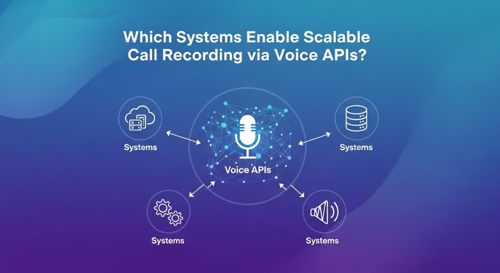 Which Systems Enable Scalable Call Recording via Voice APIs?