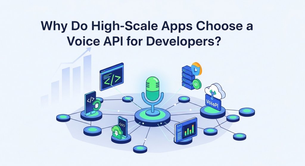 Why Do High-Scale Apps Choose a Voice API for Developers?