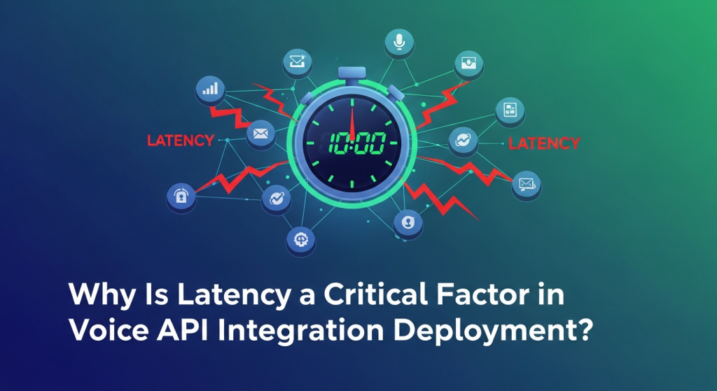 Why Is Latency a Critical Factor in Voice API Integration Deployment?