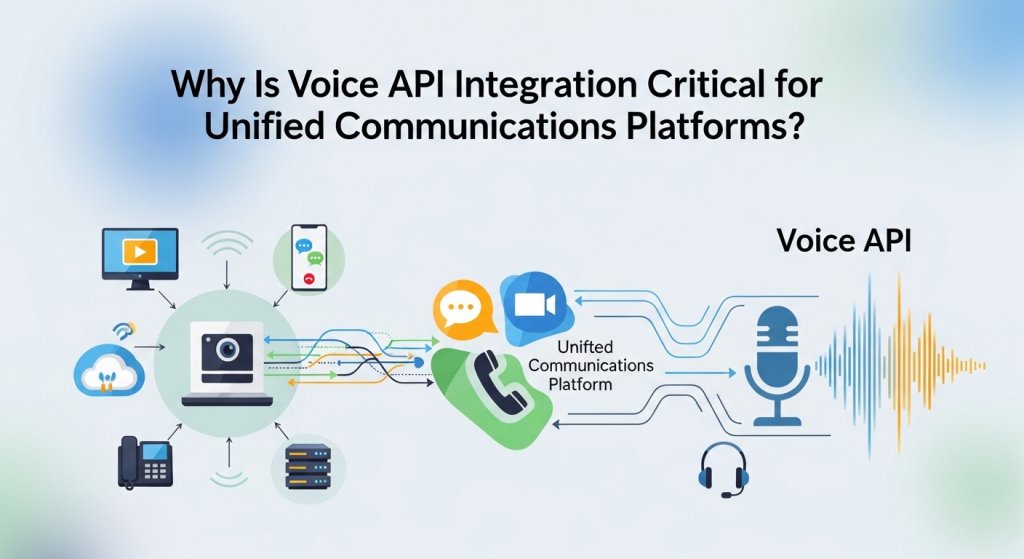 Why Is Voice API Integration Critical for Unified Communications Platforms?