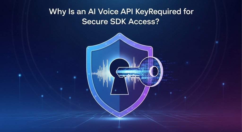 Why Is an AI Voice API Key Required for Secure SDK Access?