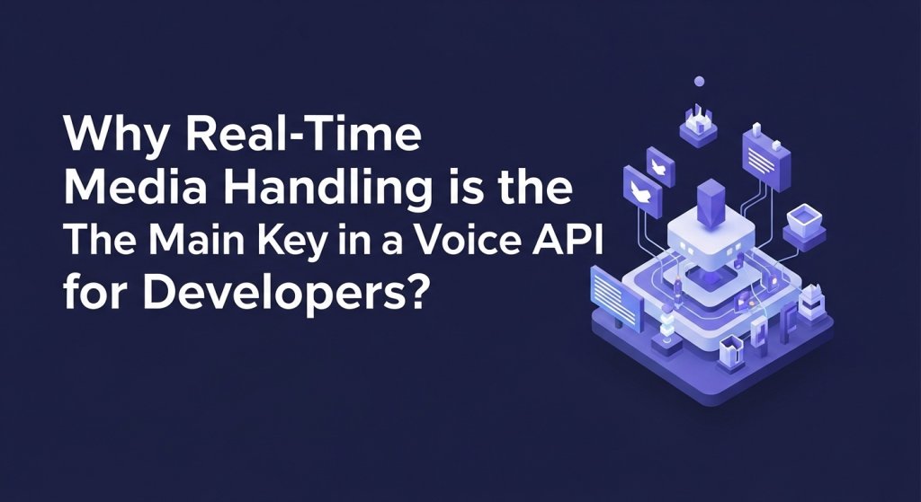 Why Real-Time Media Handling is the Main Key in a Voice API for Developers?